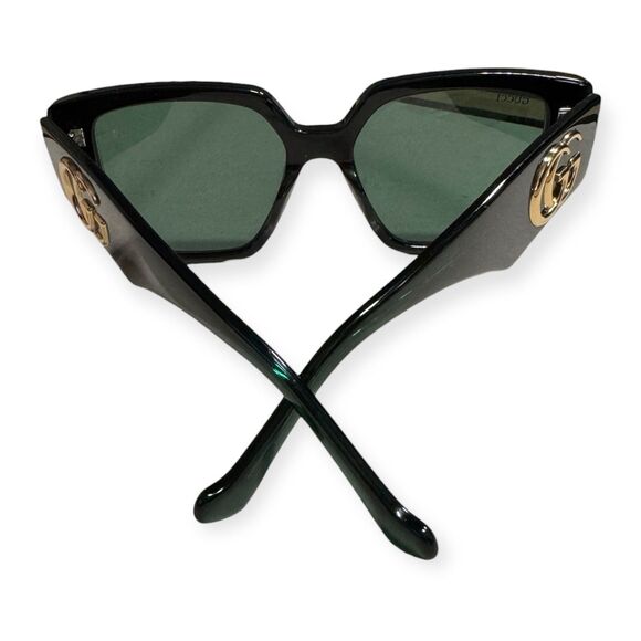 Gucci GG0956S Green Oversized Sunglasses‎ Square Frame Unisex Shades Retro Rare